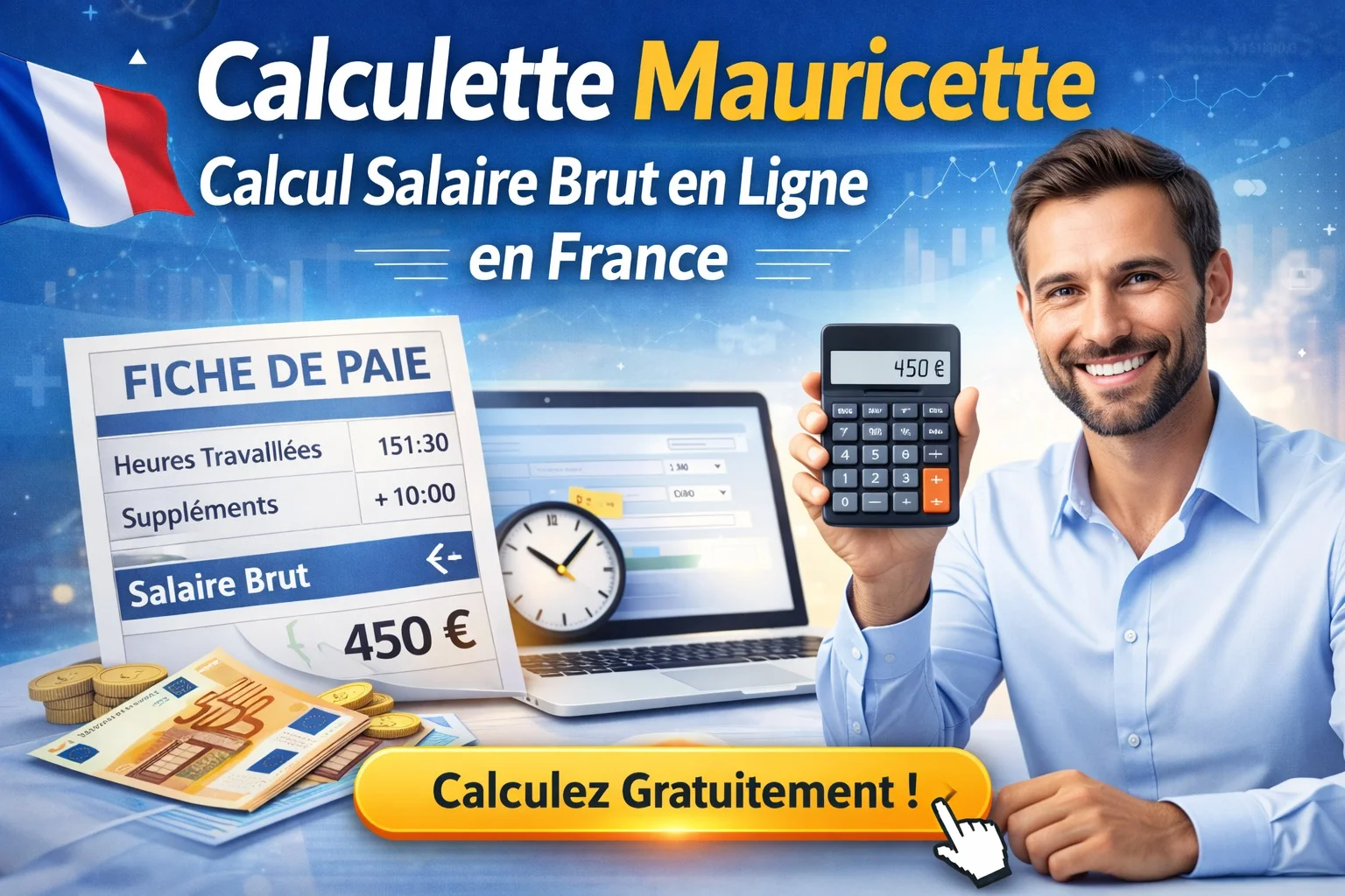 Calculette Mauricette Calcul Salaire Brut en Ligne en France